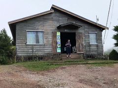 10B The visitors centre building at Holywell, Blue and John Crow Mountains National Park and World Heritage Site near Kingston Jamaica