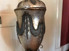 04C Decorative large vase in the main entry hall Devon House mansion Kingston Jamaica