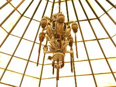 08C A large piece of art hangs from the domed roof at the Olympia Gallery The Art Centre Kingston Jamaica