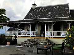 03B The Great House is home to the library, bar, patio and dining rooms Strawberry Hill Resort near Kingston Jamaica