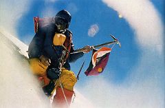 09C Kanchenjunga First Ascent From The North-East Spur - Major Prem Chand on Kangchenjunga Summit May 31, 1977