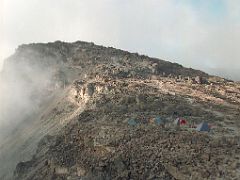 05A Barafu Camp At Around 4680m Perches On The Top Of A Steep Ridge On Day 4 Of Machame Route Mount Kilimanjaro Kili Climb October 2000
