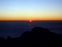 02B Sunrise At 6,13am From The Mount Kilimanjaro Kili Summit October 11, 2000