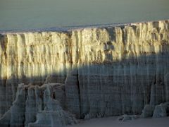 06B The Sun Starts To Shine On The Large Glacier Near The Summit Of Mount Kilimanjaro Kili October 11, 2000