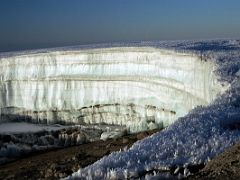 08B The Large Glacier Near The Summit Of Mount Kilimanjaro Kili October 11, 2000
