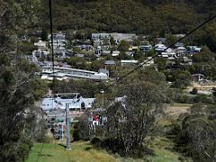 03C Thredbo Below From The Kosciuszko Express Chairlift For Mount Kosciuszko Hike Australia