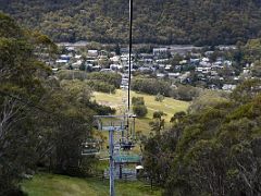 04B Thredbo Below From The Kosciuszko Express Chairlift As It Nears The Upper Terminal For Mount Kosciuszko Hike Australia
