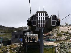 05A Arriving At The Kosciuszko Express Chairlift Upper Terminal 1930m For Mount Kosciuszko Hike Australia