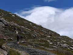 01B The Kosciuszko Summit Walking Track Contours Around On The Final Climb To The Mount Kosciuszko Summit On The Mount Kosciuszko Australia Hike