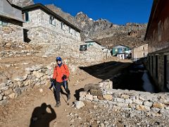 01A Leaving Lobuche 4920m to start trek to Lobuche East Base Camp 5170m