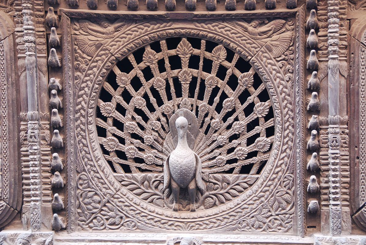 Kathmandu Bhaktapur 09 Peacock Window
