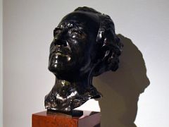 1909 Portrait Bust of Gustav Mahler - Auguste Rodin sculpture - Pushkin Museum Moscow Russia