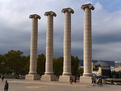 01B The Four Ionic Columns were created by Josep Puig i Cadafalch in 1919 Museu Nacional d Art de Catalunya Barcelona Spain