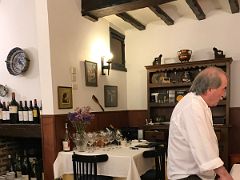 01D Chef Alicio Garro Attends To Diners At Ibai Restaurant San Sebastian Donostia Spain