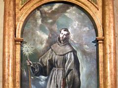 04A Saint Bernardino of Siena - El Greco 1603 Museo Del Greco Museum Toledo Spain