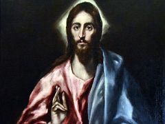 10A Christ as Saviour - El Greco 1610-14 Museo Del Greco Museum Toledo Spain