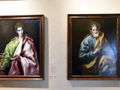 14 Saint John and Saint Peter - El Greco 1610-14 Museo Del Greco Museum Toledo Spain