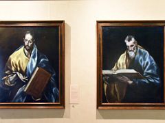 16 Saint James the Less and Saint Simon the Zealot - El Greco 1610-14 Museo Del Greco Museum Toledo Spain