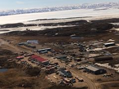 06C Iqaluit From The Air About To Land At Iqaluit Airport Baffin Island Nunavut Canada For Floe Edge Adventure