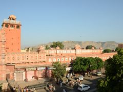 01B Jaipur Nahargarh Fort Above The City From Building Across Street From Hawa Mahal