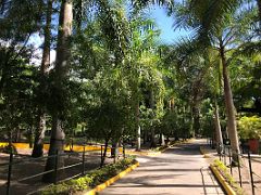 07D Walking thru the grounds of the Hope Zoo Royal Botanical Hope Gardens Kingston Jamaica