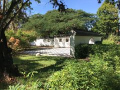 08A The Moon Gate in the Northern Terrace is just ahead in the Chinese Garden Royal Botanical Hope Gardens Kingston Jamaica
