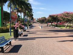 01 Emancipation Park was opened in 2002, the seven-acre landscape is lined with tropical flowers and trees.in Kingston Jamaica