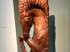06 Horse of the Morning by Edna Manley 1943 Guatemalan Redwood sculpture National Gallery Of Jamaica Kingston