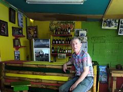 02B Life Yard is an oasis in the area with a restaurant and juice bar Paint Jamaica street art Kingston Jamaica