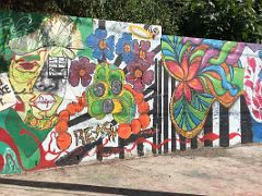 12D Knowledge Power mural Paint Jamaica Barry St street art in Kingston Jamaica
