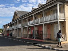 14A We walked thru the streets of Port Royal admiring the architecture and colour of the houses Kingston Jamaica