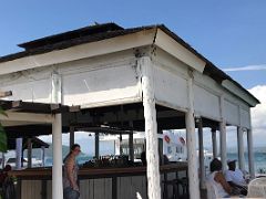 18B We had a drink and some delicious food at the outdoor restaurant and bar at Grand Port Royal Hotel Marina Kingston Jamaica