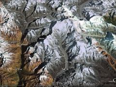 Google Earth Image Of Kangchenjunga Nepal Trek To North And South Base Camps Close Up Here is a Google Earth image of the trek from Suketar to Mitlung, Chirwa, Sakathum, Amjilassa, Gyapra, Ghunsa, Kangbachen, Lhonak and Kangchenjunga North Base&hellip;