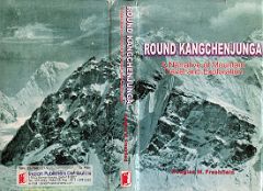 05A Round Kangchenjunga book cover - The Twins From Kangchen Glacier By Vittorio Sella *** by Douglas W. Freshfield. Originally published 1903. This edition is a reprint from 2002. This book describes the 1899 trek around Kangchenjunga, featuring&hellip;