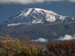 05A Mount Kilimanjaro Kili Early Morning From Moshi Tanzania YMCA On The Way To Climb Mount Kilimanjaro Kili