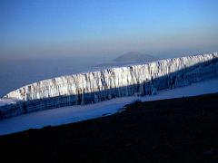 06C Mount Meru With The Large Glacier Near The Summit Of Mount Kilimanjaro Kili October 11, 2000
