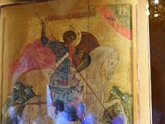 05B St George the Victorious 16C Entrance St Basil’s Cathedral Moscow Russia