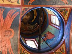 08A Christ Fresco on the dome of the Church of St Basil the Blessed St Basil’s Cathedral Moscow Russia