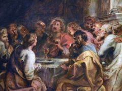 1631 Last Supper detail - Peter Paul Rubens - Pushkin Museum Moscow Russia
