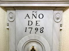 07 Ano de 1798 Plaque Antonio de la Florida Chapel Goya Pantheon Madrid Spain