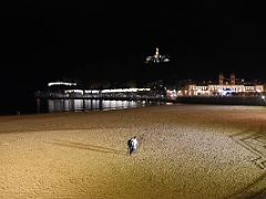 03C La Concha Beach At Night With Mount Urgull Above The Old Quarter San Sebastian Donostia Spain